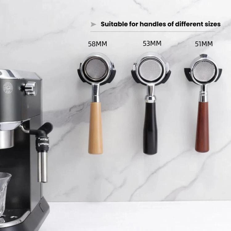 Supporto a parete per portafiltro da caffè, maniglia per gruppo erogatore macchina espresso, supporto a parete, 51mm, 54/58mm