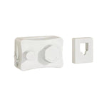 Stendibiancheria retrattile da interno/balcone con filo d'acciaio invisibile da 5,1 m, Single String White, Single String Black, Single String Gray, Double String White, Double String Black, Double String Gray
