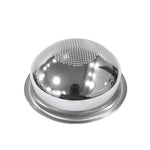 Cestello portafiltro di precisione con fondo sferico in acciaio inox da 58 mm per un'estrazione di caffè espresso ottimale.