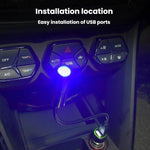 G-301 Proiezione universale per interni auto, luce ambientale ad alta luminosità con USB, luce decorativa, I LOVE YOU Red, I LOVE YOU Blue
