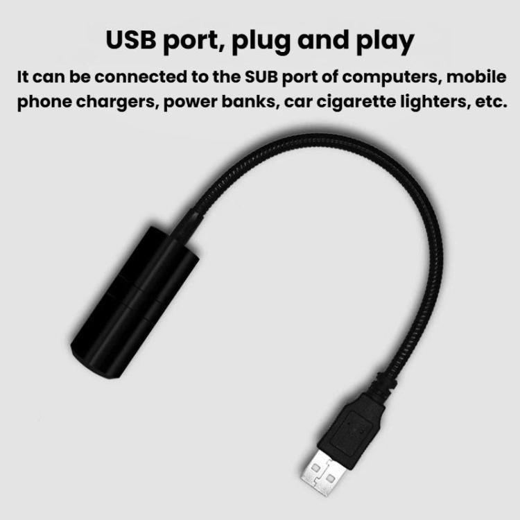 G-301 Proiezione universale per interni auto, luce ambientale ad alta luminosità con USB, luce decorativa, I LOVE YOU Red, I LOVE YOU Blue