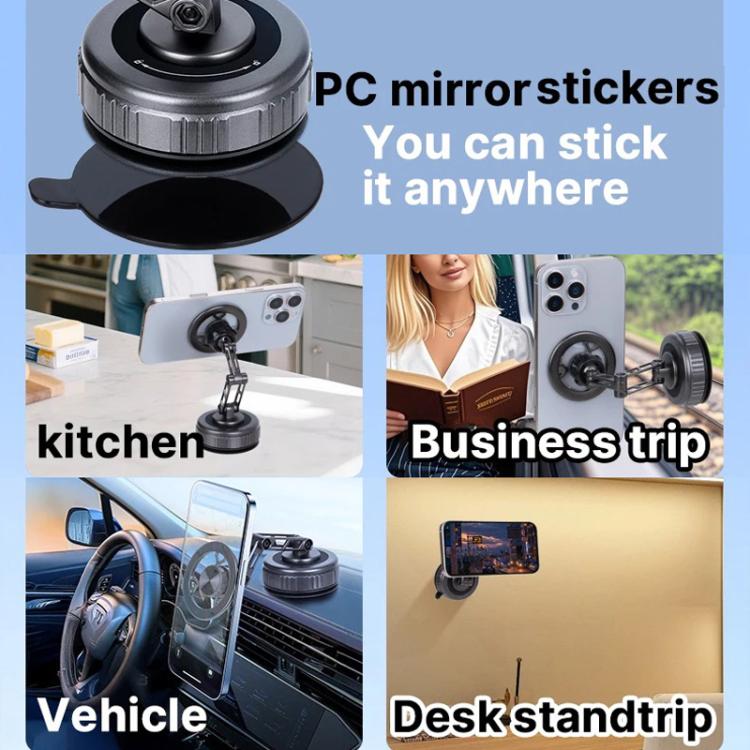 Supporto magnetico per telefono da auto con braccio meccanico e ventosa G188S