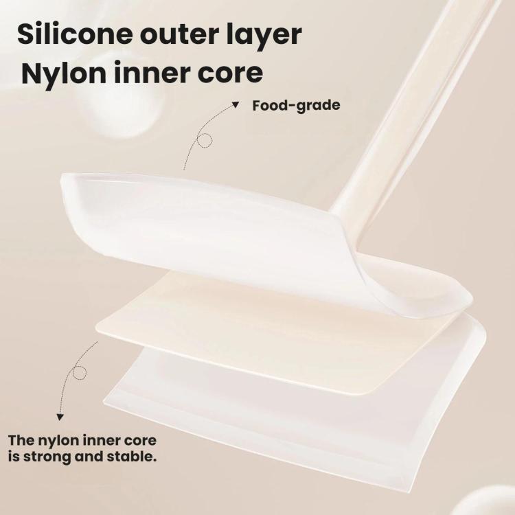 Spatola da cucina per pancake, spatola in silicone resistente al calore