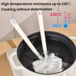 Spatola da cucina per pancake, spatola in silicone resistente al calore