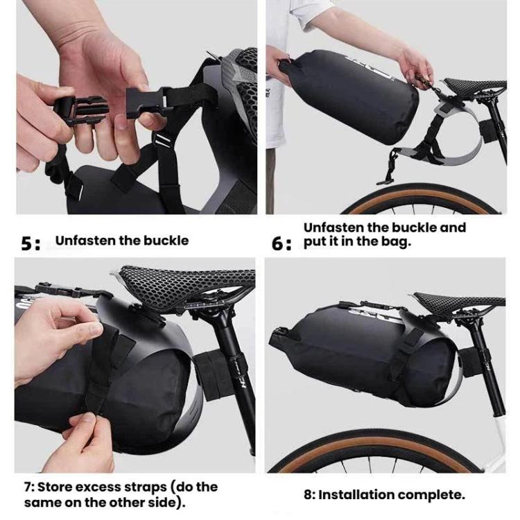 ENLEE EN-S26 Supporto per borsa sottosella a sgancio rapido per MTB e bici da strada