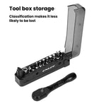ENLEE EN59 Set di 19 chiavi a cricchetto per bicicletta, kit di attrezzi multifunzione portatile per la riparazione di biciclette., EN59 19pcs