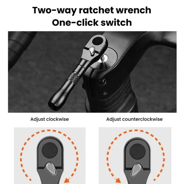 ENLEE EN59 Set di 19 chiavi a cricchetto per bicicletta, kit di attrezzi multifunzione portatile per la riparazione di biciclette., EN59 19pcs