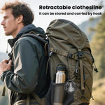 ENLEE YY-E1 Stendibiancheria portatile retrattile da 9 m per esterni, multifunzionale, per campeggio e per appendere i vestiti