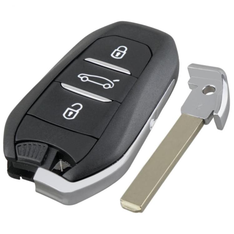 Telecomando chiave auto Peugeot 433 MHz FSK