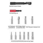 ENLEE EN56 Set di 12 chiavi a cricchetto per bicicletta, kit di attrezzi multifunzione portatile per la riparazione di biciclette., EN56 12pcs