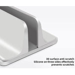 Aluminum Alloy Adjustable Laptop Vertical Stand Space-Saving Desk Organizer