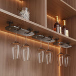 Porta bicchieri da vino da appendere sotto il pensile, per calici e bicchieri da champagne., 2pcs /Pack 2-cup, 3pcs /Pack 2-cup, 1pc 3-cup, 2pcs 3-cup, 3pcs 3-cup, 1pc 4-cup, 2pcs 4-cup, 3pcs 4-cup