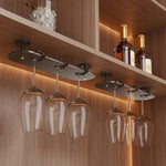 Porta bicchieri da vino da appendere sotto il pensile, per calici e bicchieri da champagne., 2pcs /Pack 2-cup, 3pcs /Pack 2-cup, 1pc 3-cup, 2pcs 3-cup, 3pcs 3-cup, 1pc 4-cup, 2pcs 4-cup, 3pcs 4-cup