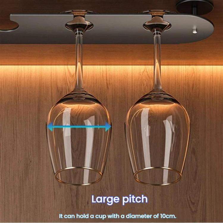 Porta bicchieri da vino da appendere sotto il pensile, per calici e bicchieri da champagne., 2pcs /Pack 2-cup, 3pcs /Pack 2-cup, 1pc 3-cup, 2pcs 3-cup, 3pcs 3-cup, 1pc 4-cup, 2pcs 4-cup, 3pcs 4-cup