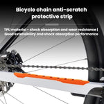 ENLEE TPU-01 Striscia protettiva antigraffio per catena di bicicletta, adesivo antiurto per tubo obliquo.