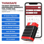 Strumento di diagnostica completo del sistema OBD2 Manutenzione olio Ripristino freno di stazionamento elettronico, THINKSAFE