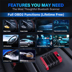 Strumento di diagnostica completo del sistema OBD2 Manutenzione olio Ripristino freno di stazionamento elettronico, THINKSAFE