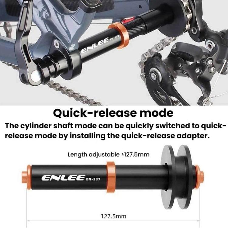 ENLEE EN-237 Tendicatena universale per bicicletta, per perno passante e a sgancio rapido, EN-237