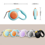 Guinzaglio automatico retrattile per cani, lungo 3 metri, per uso esterno.