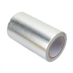 Nastro isolante termico in lamina di alluminio per collettore di aspirazione del turbocompressore del motore automobilistico, 5x1000cm Gold, 5x1000cm Silver, 10x500cm Gold, 10x500cm Silver, 10x1000cm Gold, 10x1000cm Silver