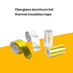 Nastro isolante termico in lamina di alluminio per collettore di aspirazione del turbocompressore del motore automobilistico, 5x1000cm Gold, 5x1000cm Silver, 10x500cm Gold, 10x500cm Silver, 10x1000cm Gold, 10x1000cm Silver