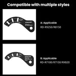 Piastra di regolazione del deragliatore posteriore per bicicletta ENLEE E-GJ001, calibro di regolazione GG, A, B