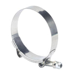 Fascetta stringitubo per tubo di scarico di marmitte per auto e moto, in acciaio inossidabile, tipo T, resistente., 2 inch 51-61mm, 2.5 inch 64-74mm, 3 inch 77-87mm, 4 inch 102-112mm
