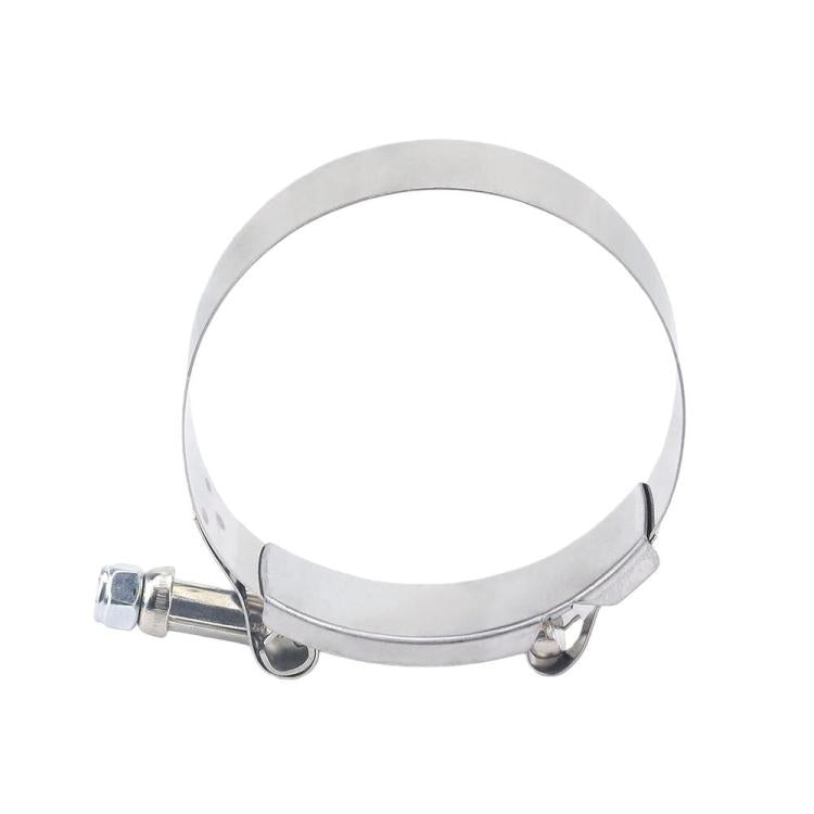 Fascetta stringitubo per tubo di scarico di marmitte per auto e moto, in acciaio inossidabile, tipo T, resistente., 2 inch 51-61mm, 2.5 inch 64-74mm, 3 inch 77-87mm, 4 inch 102-112mm