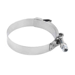 Fascetta stringitubo per tubo di scarico di marmitte per auto e moto, in acciaio inossidabile, tipo T, resistente., 2 inch 51-61mm, 2.5 inch 64-74mm, 3 inch 77-87mm, 4 inch 102-112mm