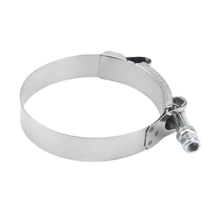 Fascetta stringitubo per tubo di scarico di marmitte per auto e moto, in acciaio inossidabile, tipo T, resistente., 2 inch 51-61mm, 2.5 inch 64-74mm, 3 inch 77-87mm, 4 inch 102-112mm