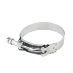 Fascetta stringitubo per tubo di scarico di marmitte per auto e moto, in acciaio inossidabile, tipo T, resistente., 2 inch 51-61mm, 2.5 inch 64-74mm, 3 inch 77-87mm, 4 inch 102-112mm