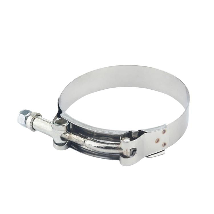 Fascetta stringitubo per tubo di scarico di marmitte per auto e moto, in acciaio inossidabile, tipo T, resistente., 2 inch 51-61mm, 2.5 inch 64-74mm, 3 inch 77-87mm, 4 inch 102-112mm