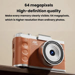 M11 Fotocamera digitale compatta 4K retrò HD da 3 pollici per studenti con sensore CCD