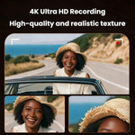 M11 Fotocamera digitale compatta 4K retrò HD da 3 pollici per studenti con sensore CCD