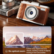 M11 Fotocamera digitale compatta 4K retrò HD da 3 pollici per studenti con sensore CCD
