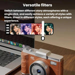 M11 Fotocamera digitale compatta 4K retrò HD da 3 pollici per studenti con sensore CCD