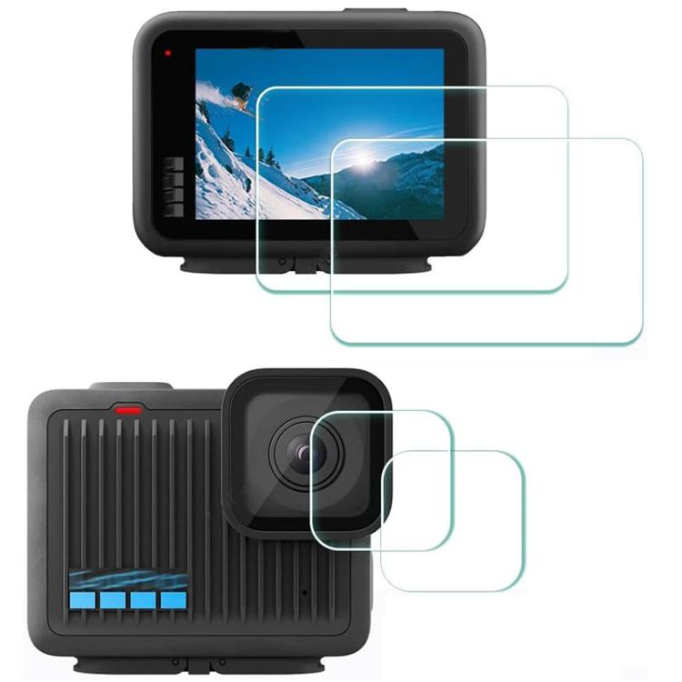 Pellicola vetro temperato per GoPro HERO 4K 2024 2 pezzi