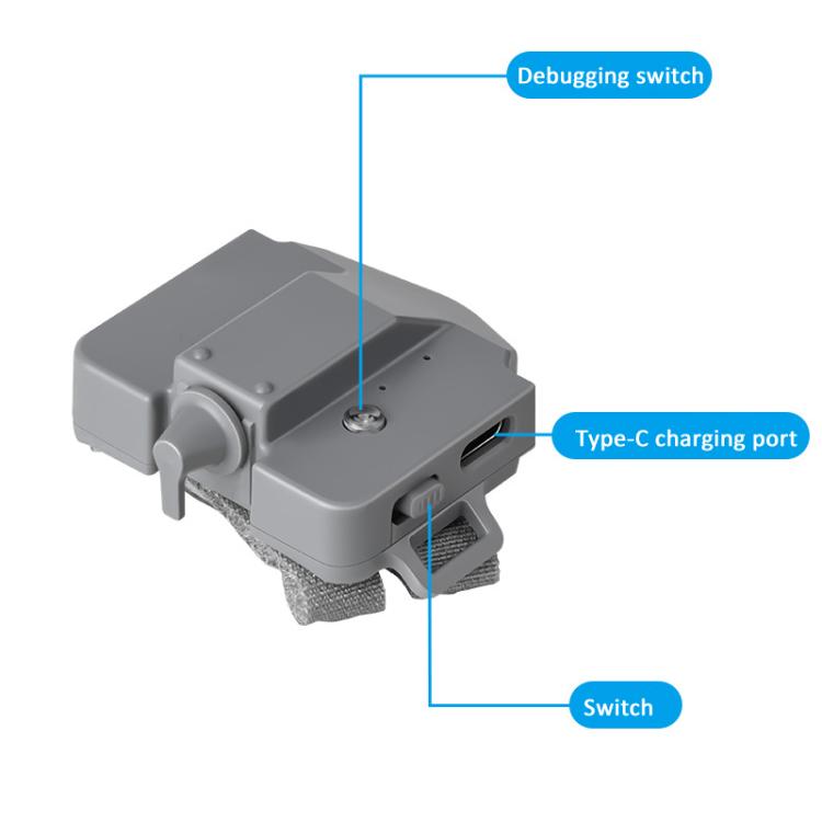 Gancio di sgancio aereo ricaricabile YX per DJI Mini 5 Pro / Mini 4 Pro, portata massima 130 g.