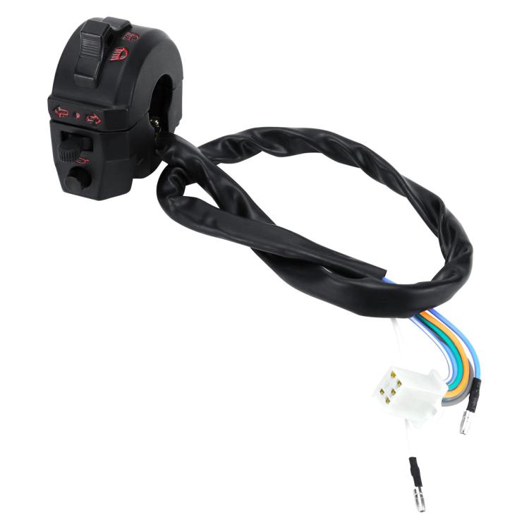 Kit indicatori di direzione per moto/ATV con cablaggio, relè, luci di segnalazione e clacson, CP-5225
