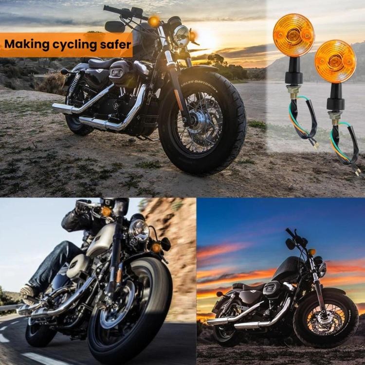 Kit indicatori di direzione per moto/ATV con cablaggio, relè, luci di segnalazione e clacson, CP-5225