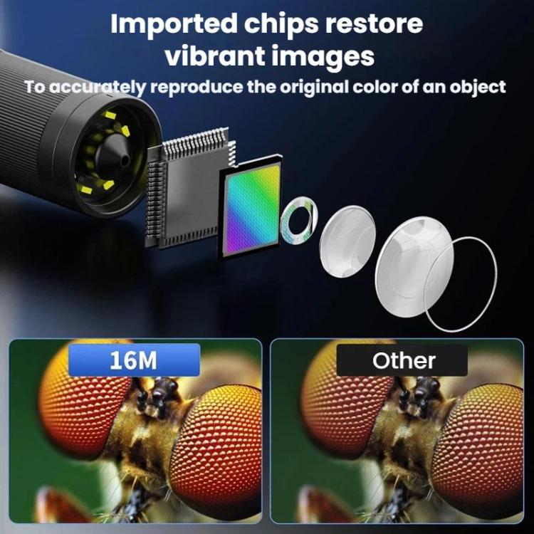 Microscopio industriale digitale MK7 con display HD ruotabile da 7 pollici, strumento di riparazione e ispezione., Without Light, With Light