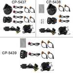 Kit relè indicatori di direzione a LED per ATV, 8 LED Lights+Square Horn, 4 LED Lights+Square Horn, 6 LED Lights+1 Switch