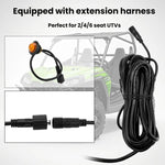 Kit relè indicatori di direzione a LED per ATV, 8 LED Lights+Square Horn, 4 LED Lights+Square Horn, 6 LED Lights+1 Switch