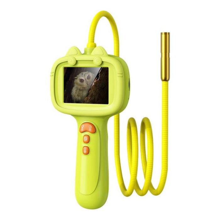Endoscopio portatile impermeabile IP67 con schermo da 2,4 pollici e lente d'ingrandimento per studenti, ideale per l'esplorazione della natura., G21