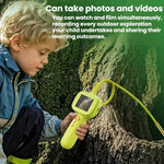 Endoscopio portatile impermeabile IP67 con schermo da 2,4 pollici e lente d'ingrandimento per studenti, ideale per l'esplorazione della natura., G21