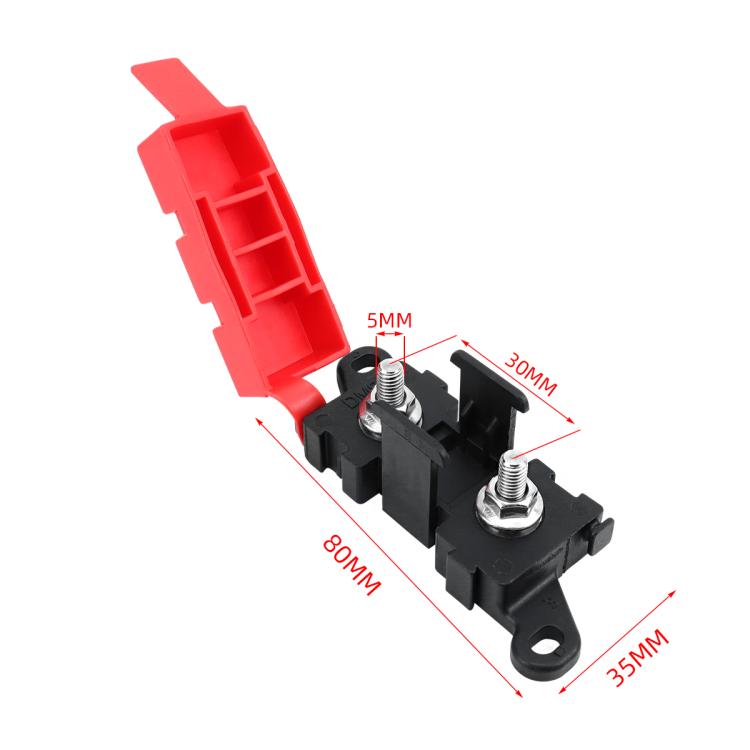 Portafusibili a forcella multi-uscita per modifiche automobilistiche da 200 A, 1 Output, 1 Input 1 Output, 1 Input 2 Outputs, 1 Input 3 Outputs, 1 Input 4 Outputs, 1 Input 5 Outputs, 1 Input 6 Outputs