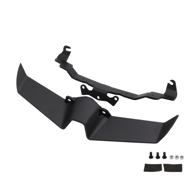Per Yamaha MT-10 / MT-10 SP Carena anteriore a becco d'uccello con spoiler inferiore, Black, Carbon Fiber
