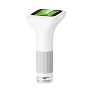 Microscopio H375 da 2 pollici con schermo IPS, messa a fuoco manuale, ricaricabile, per bambini, con luce integrata.