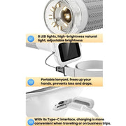 Microscopio H375 da 2 pollici con schermo IPS, messa a fuoco manuale, ricaricabile, per bambini, con luce integrata.