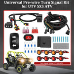 Kit di cablaggio per indicatori di direzione ATV, interruttore lampeggiatore di emergenza, accessori, CP-5532